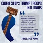 Federal court blocks Trump Admin deployment of national guard